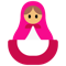 Nesting Dolls emoji on Microsoft